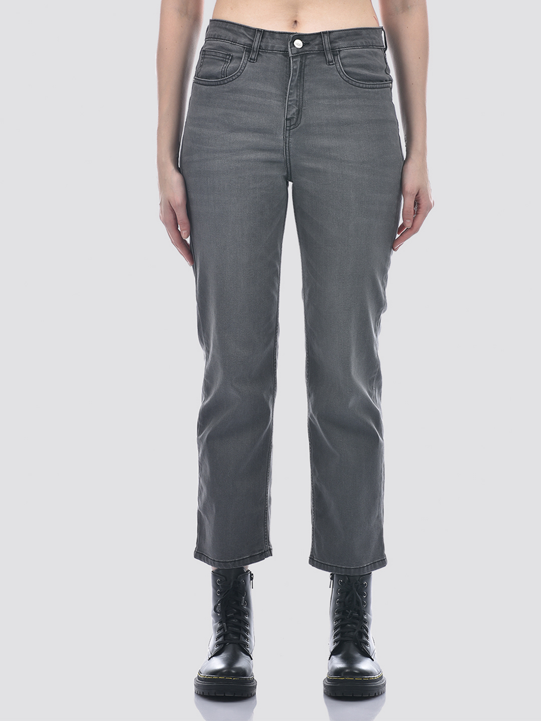 Numero Uno Women Mid-Rise Blue Staight Fit Sustainable Jeans